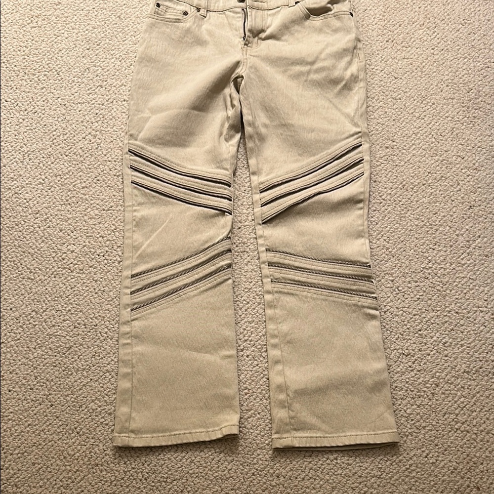 Tan jeans